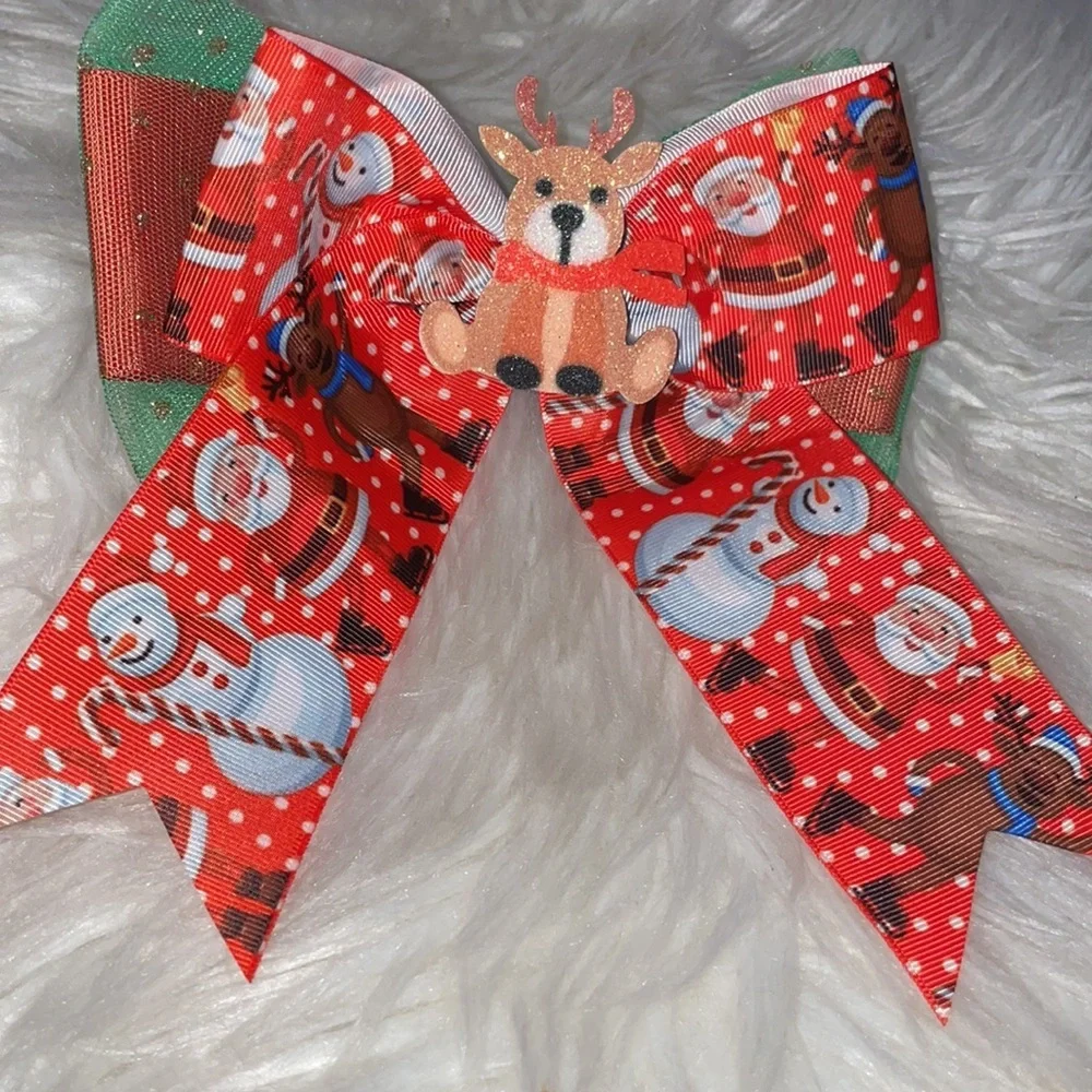 Christmas Winter  hair accessories Bows‎